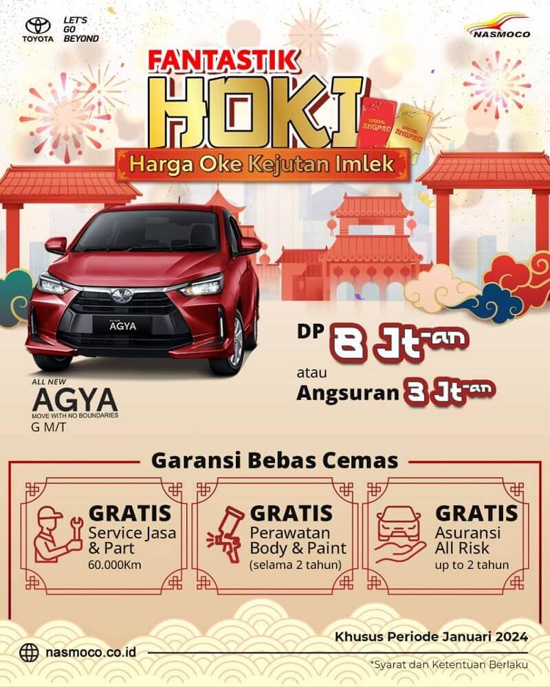 Promo Fantastik Hoki Harga Oke Kejutan Imlek 2024 Di Toyota Solo